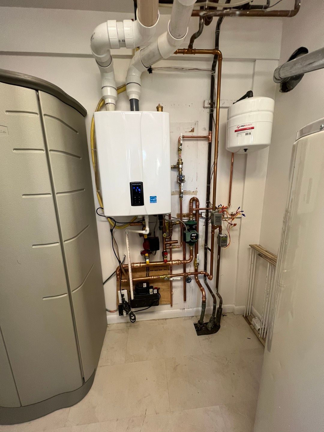 Room with a boiler and pipes - Lafayette, NJ | Clear Water Solutions