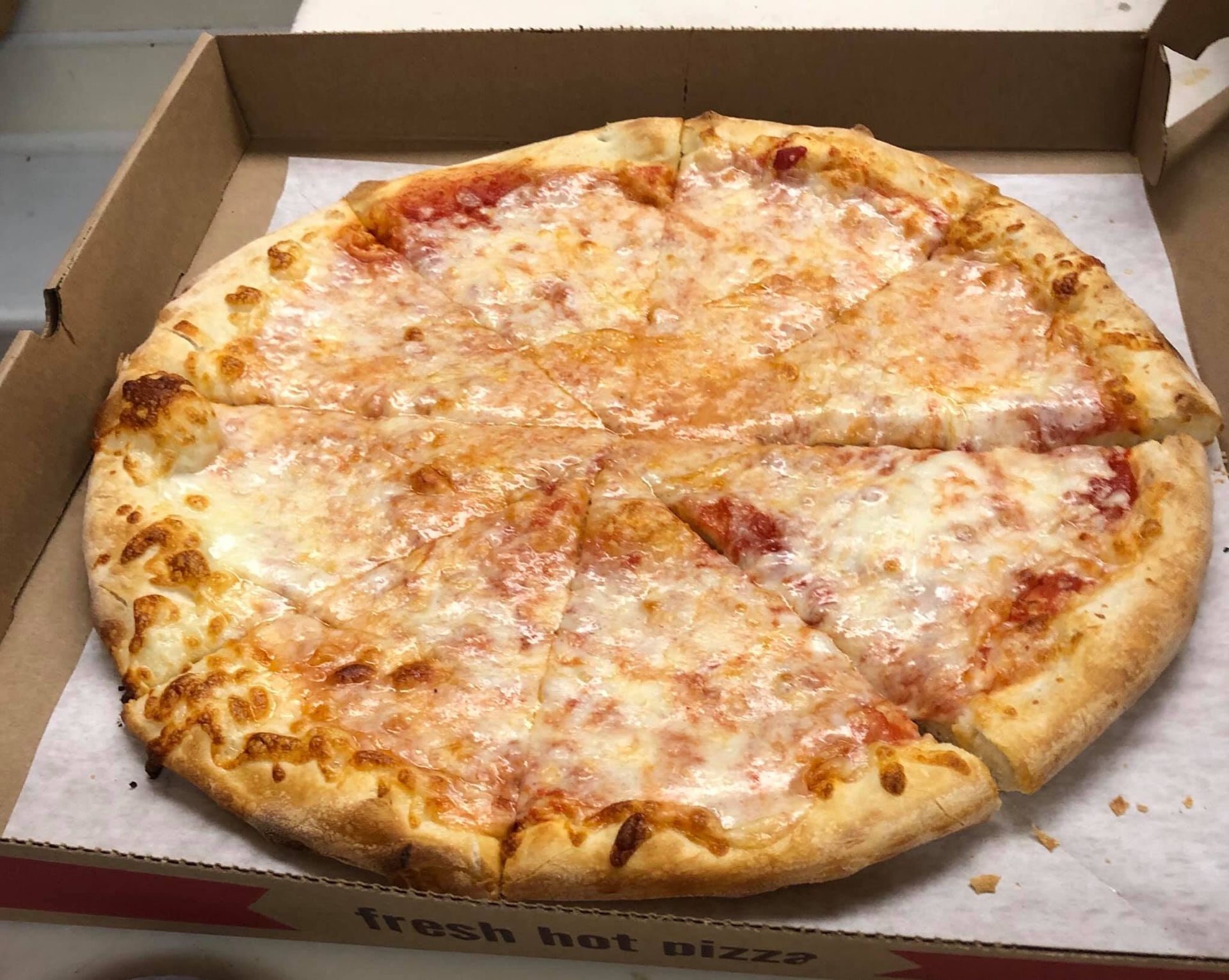 Cheese Pizza — Durham, NC — Pulcinella's Italian Restaurant