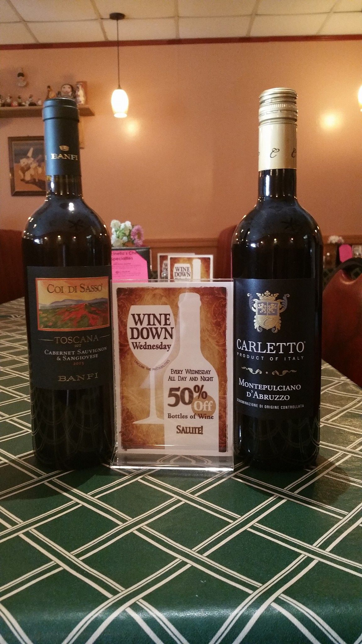 Two Bottles of Wine — Durham, NC — Pulcinella's Italian Restaurant