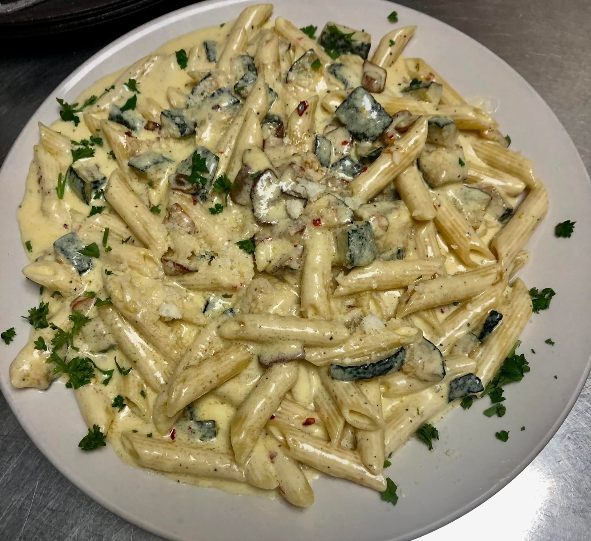 Fettuccine Alfredo — Durham, NC — Pulcinella's Italian Restaurant