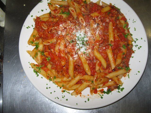 Penne Matriciana — Durham, NC — Pulcinella's Italian Restaurant
