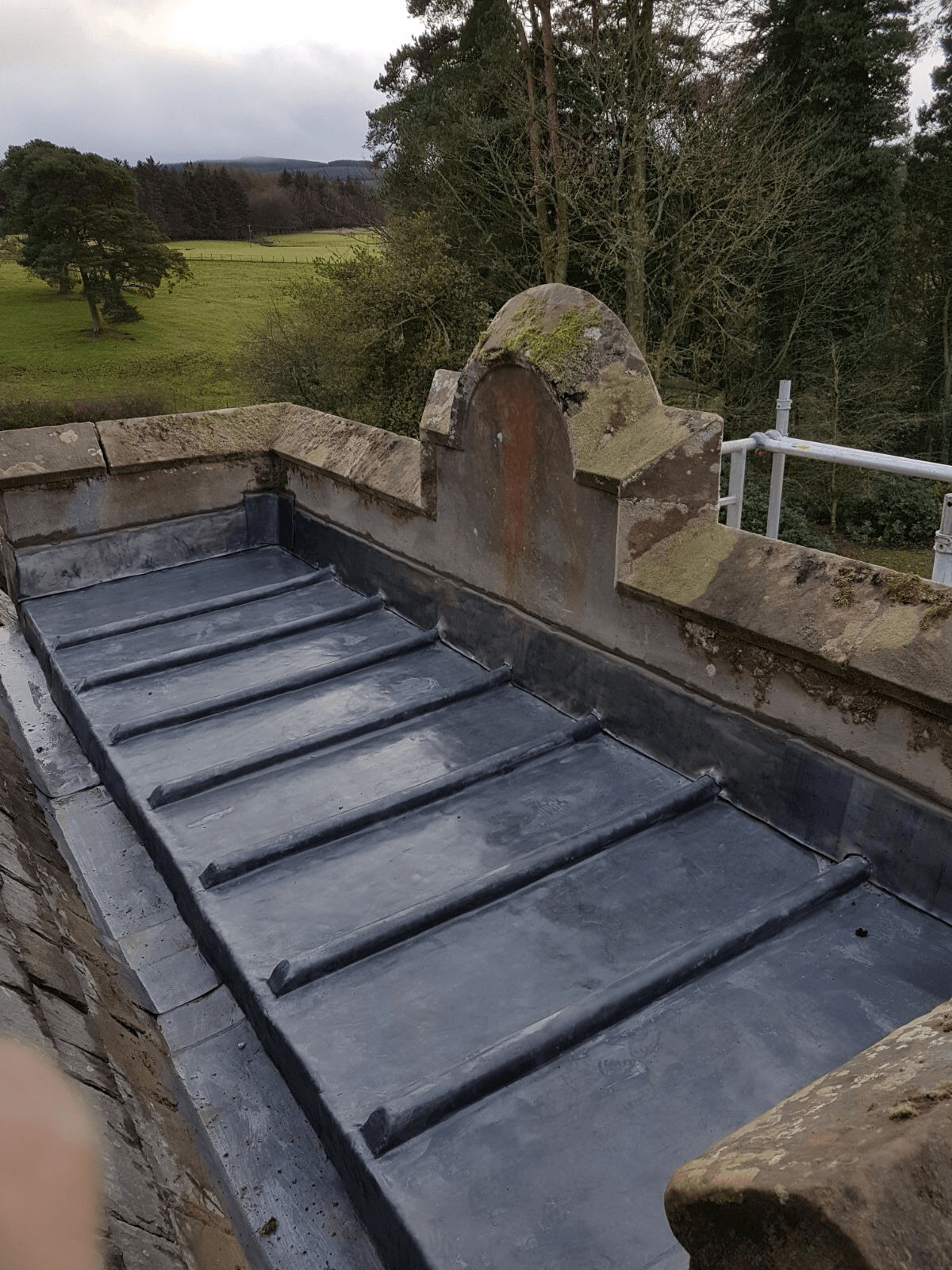 preparation to install a new roof