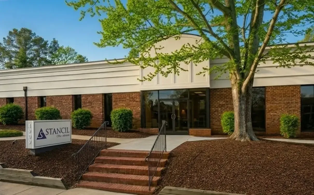 Exterior of building with 