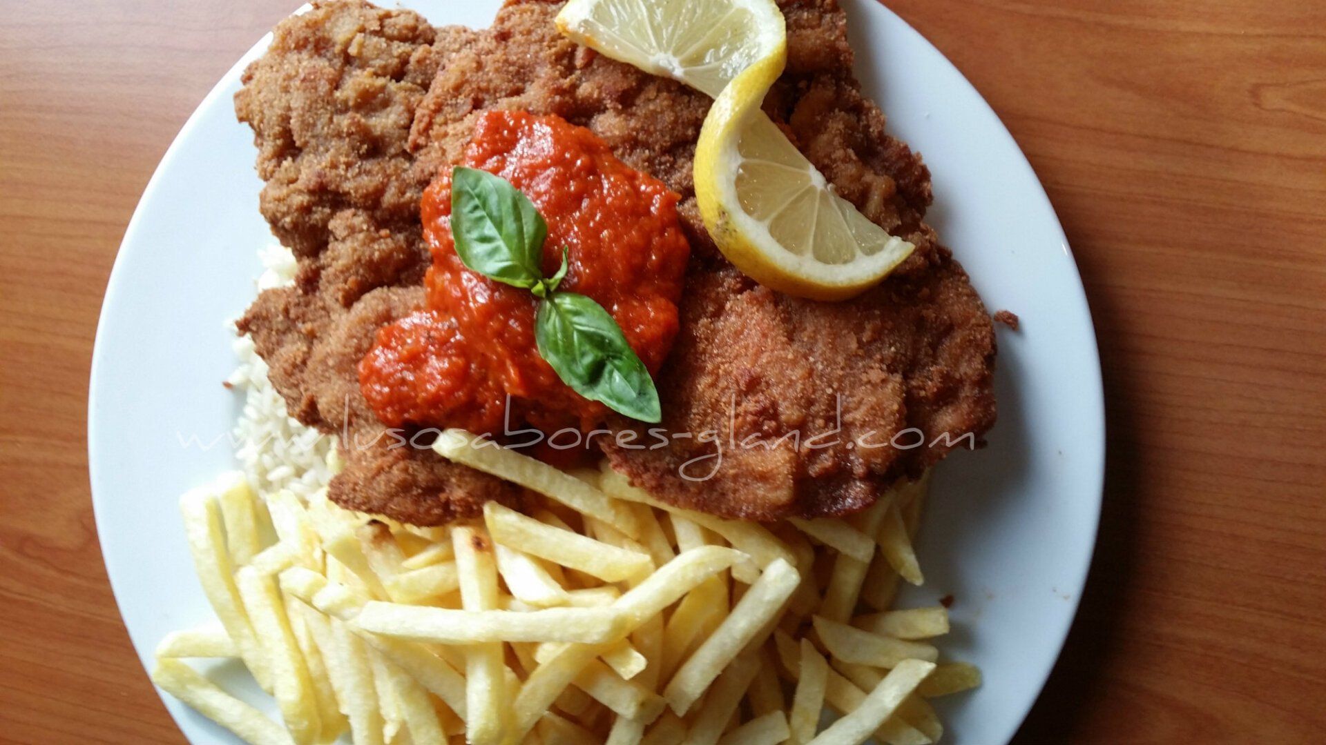 Panados frango ou porco caseiros