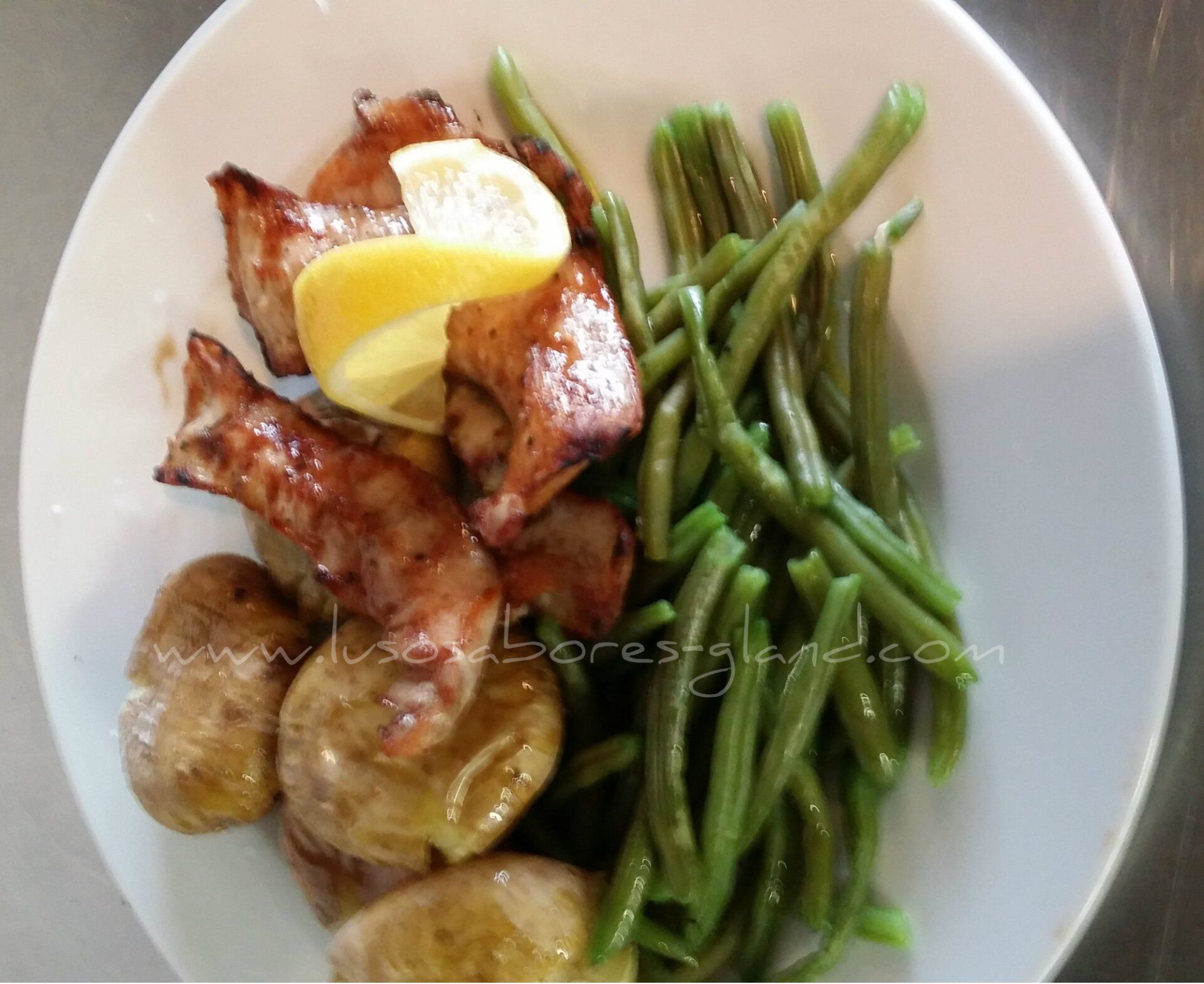 Secretos de porco c/batata