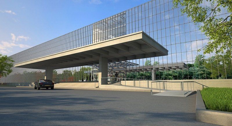 Bell Works rendering of the outside