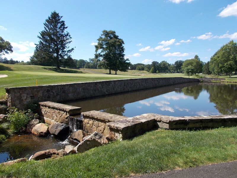 Mendham Golf and Tennis Club retaining wall
