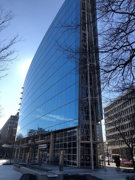 high-rise building in the city