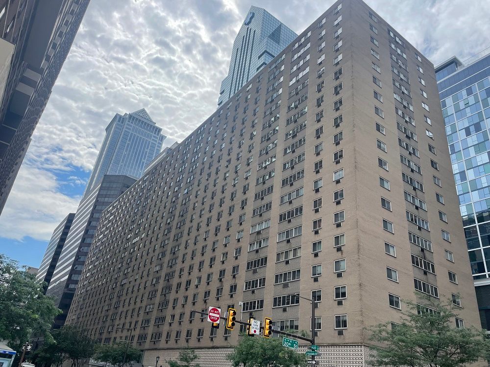Multi-family residential building in city