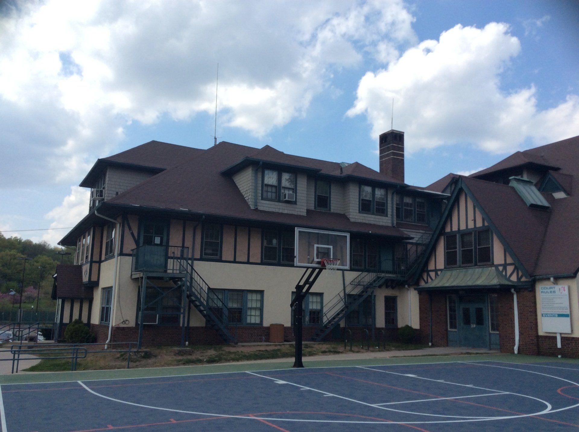 Community Building and plaza