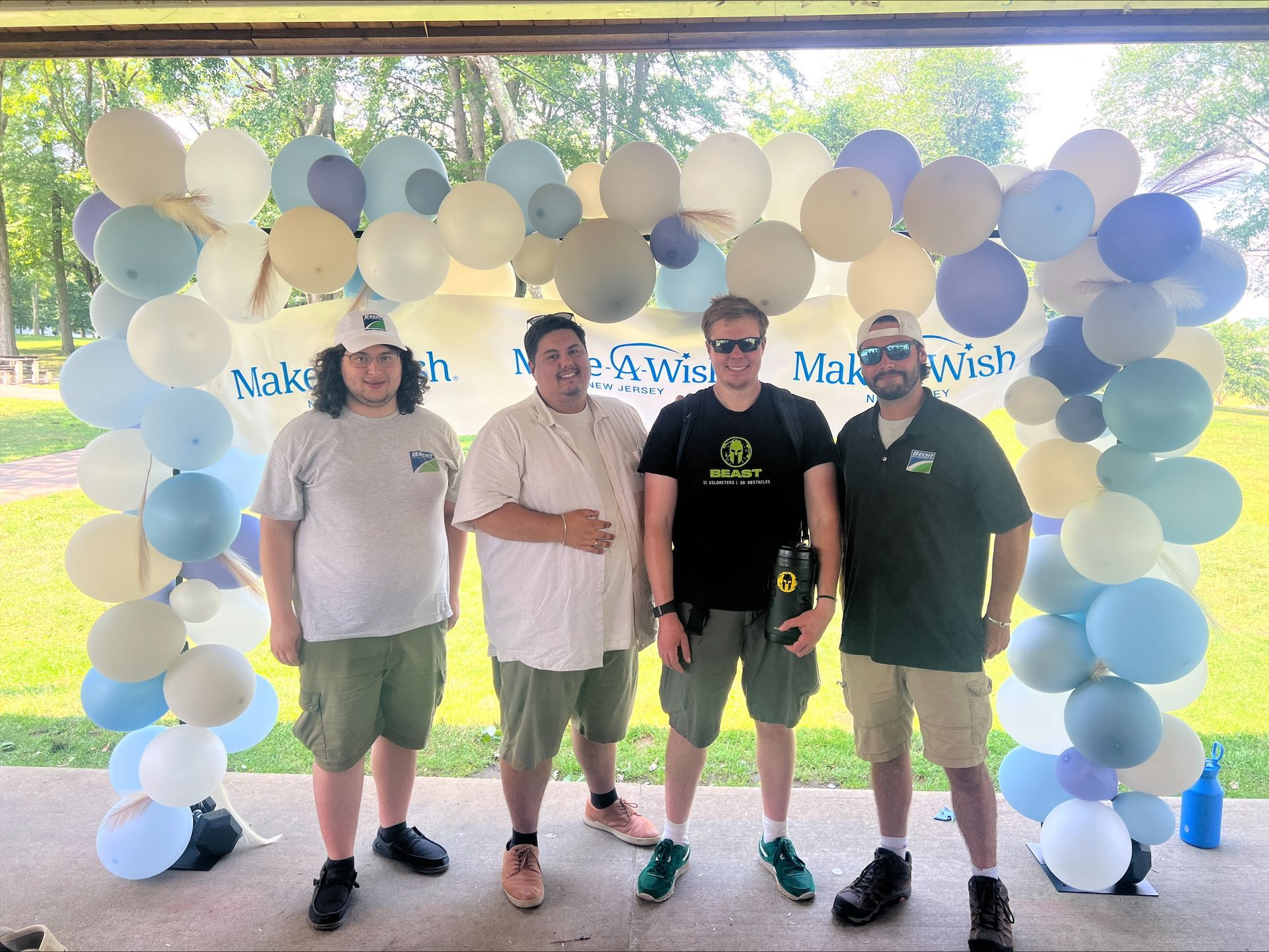 Becht staff at Make-A-Wish event