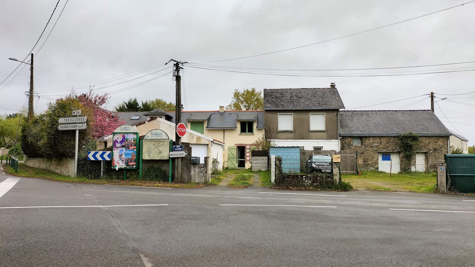 Longère rénovée 4 chambres au calme sur grand terrain, à l'écart de la route