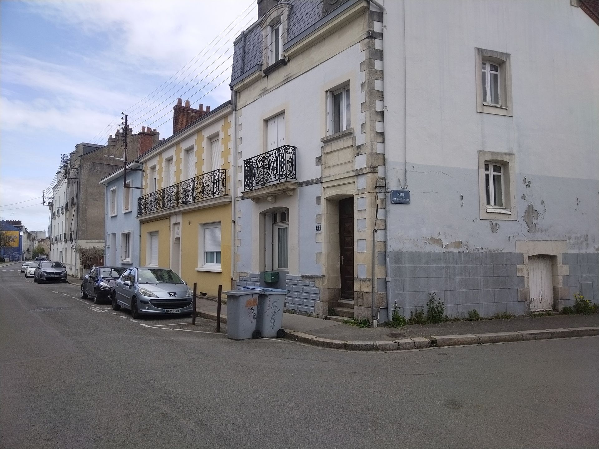 Maison rue de feuillantines île de Nantes