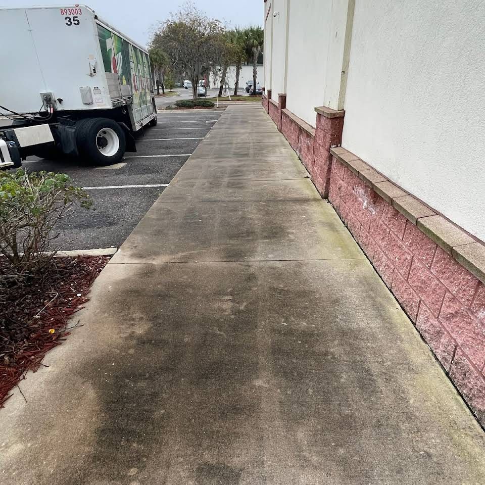 Before Walkway Paver Seal — Jacksonville, FL — Express Soft and Pressure Wash