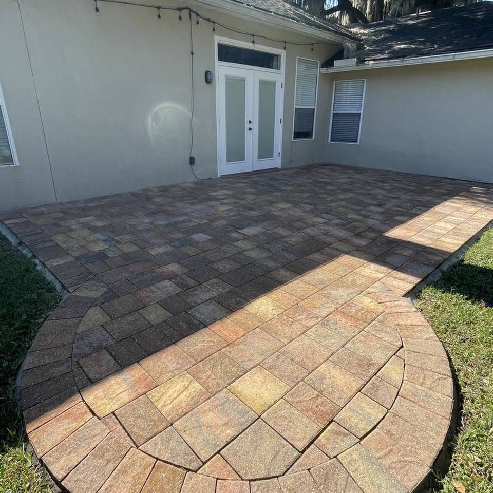 After Backyard Paver Seal — Jacksonville, FL — Express Soft and Pressure Wash