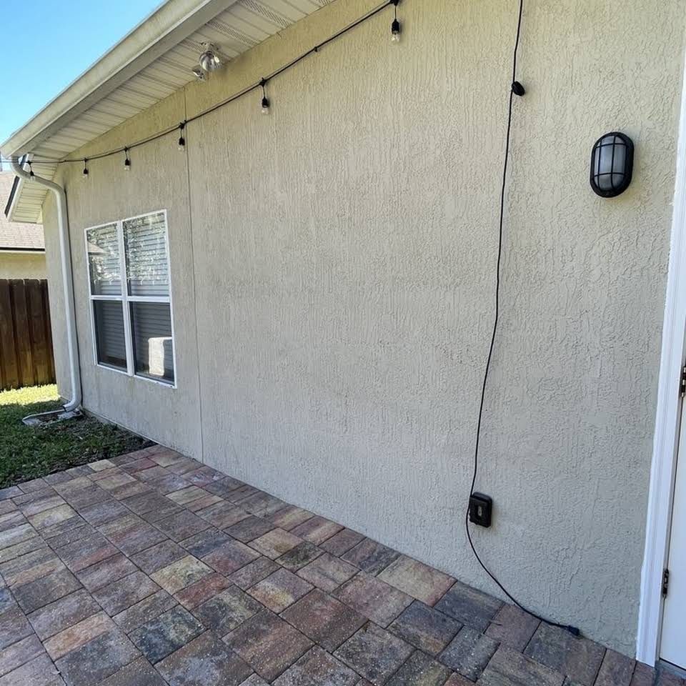 Before Backyard Paver Seal — Jacksonville, FL — Express Soft and Pressure Wash