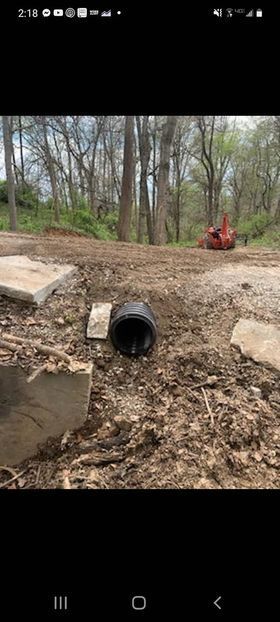 Black pipe underneath the dirt - Campbellsburg, IN | Twisted Electric LLC 