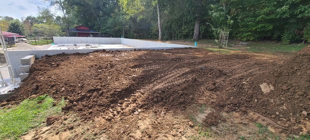 Base of a swimming pool - Campbellsburg, IN | Twisted Electric LLC 