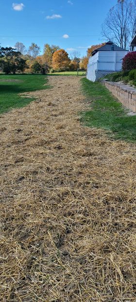 Lots of hay on the ground - Campbellsburg, IN | Twisted Electric LLC 