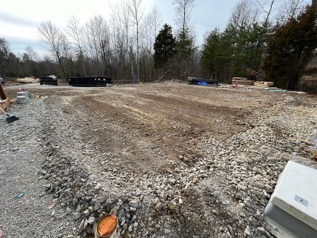 Dirt and rocks with black mobile house on the background - Campbellsburg, IN | Twisted Electric LLC 