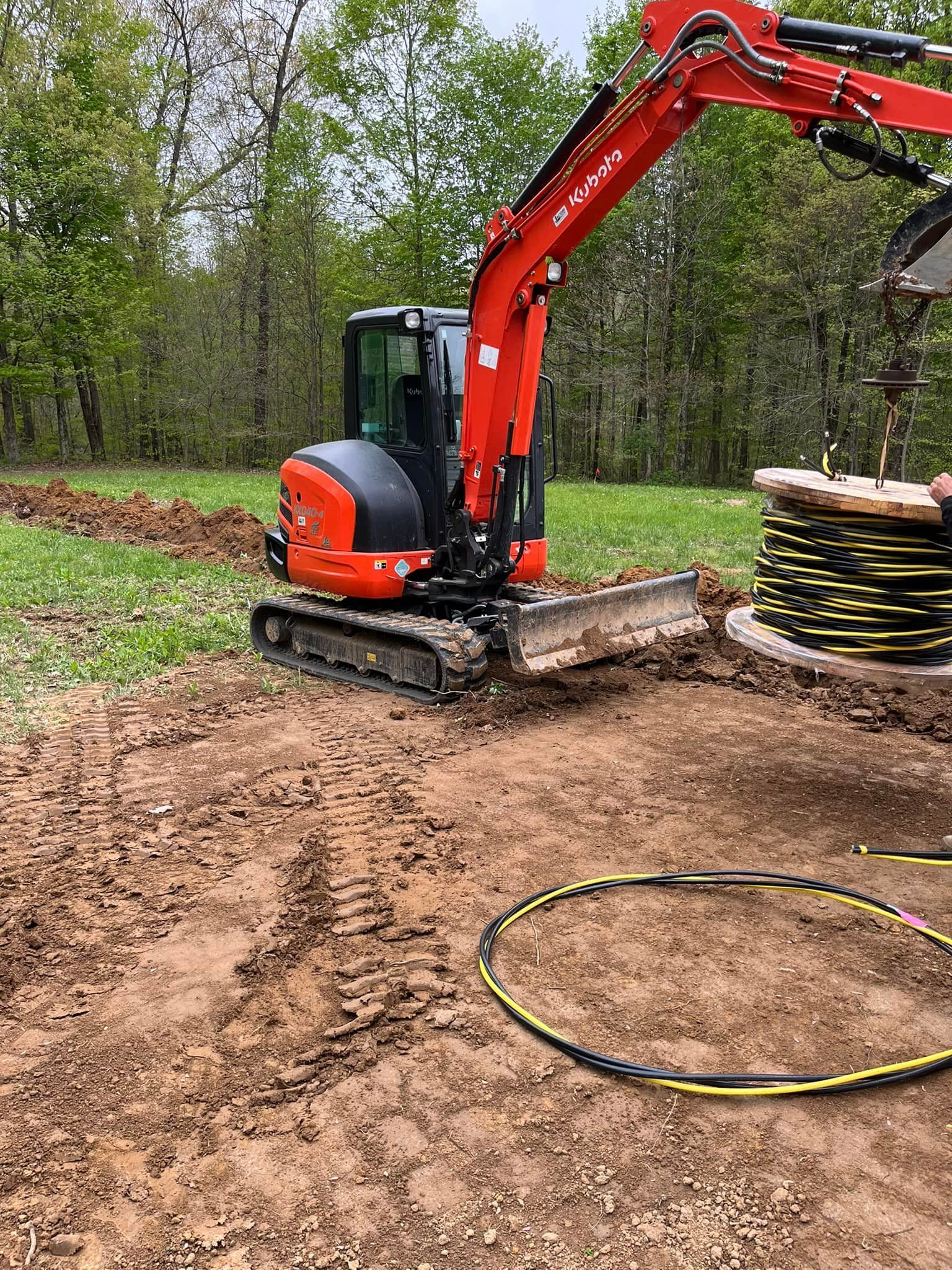Digging Soil For Wires — Campbellsburg, IN — Twisted Electric LLC