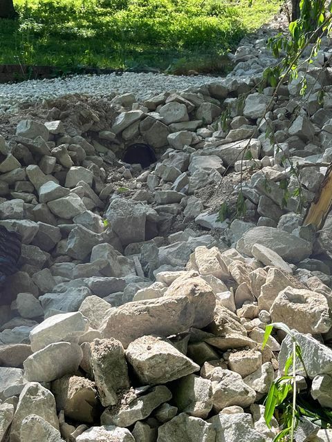 Pile of rocks with a hole in the middle - Campbellsburg, IN | Twisted Electric LLC 