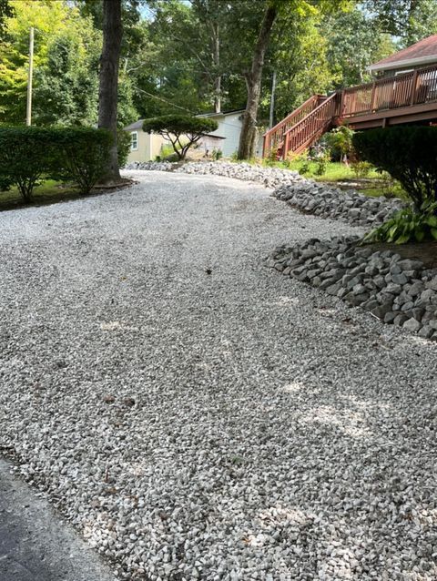 Lots of gravel on driveway - Campbellsburg, IN | Twisted Electric LLC 
