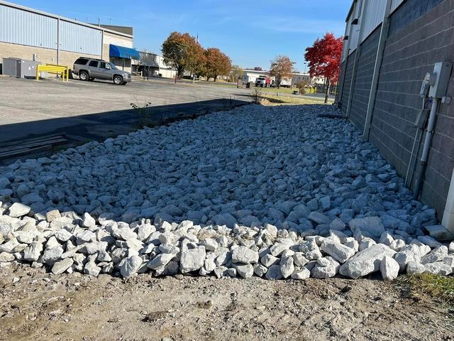 Pile of rocks half shadowed - Campbellsburg, IN | Twisted Electric LLC 