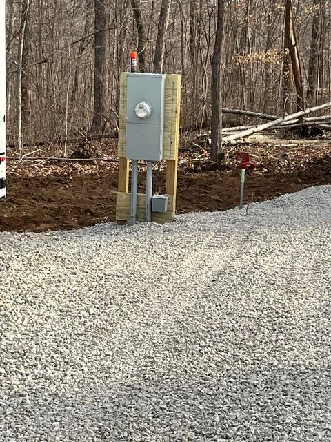 Electrical box sitting on a wooden post - Campbellsburg, IN | Twisted Electric LLC 