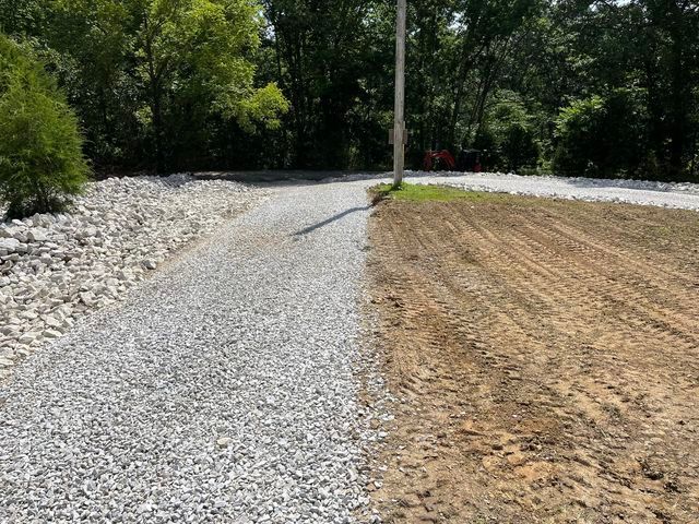 Gravel road and a dirt road - Campbellsburg, IN | Twisted Electric LLC 