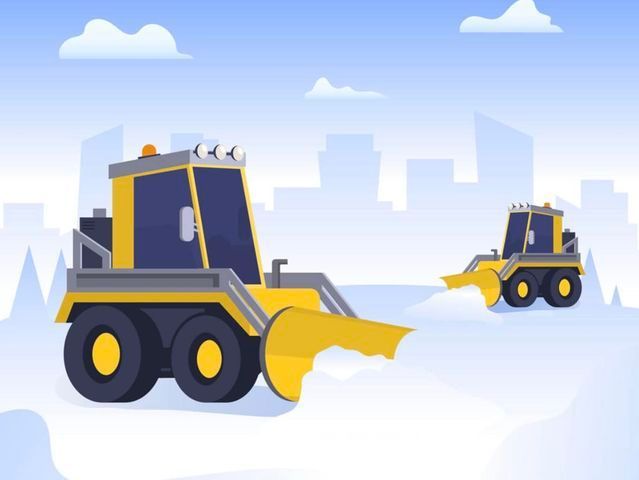 Two snowplows - Campbellsburg, IN | Twisted Electric LLC 