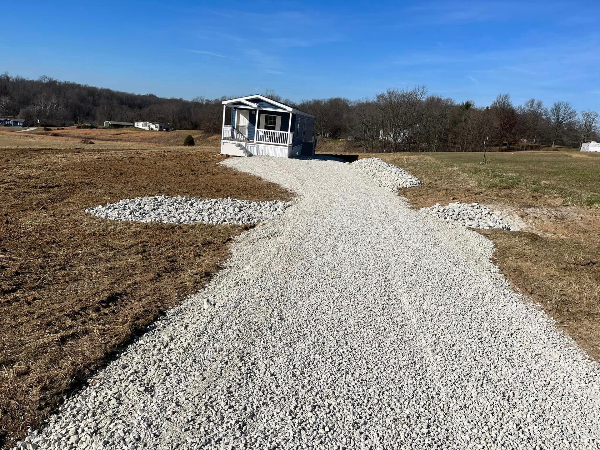 Gravel Driveway Leading To A House — Campbellsburg, IN — Twisted Electric LLC