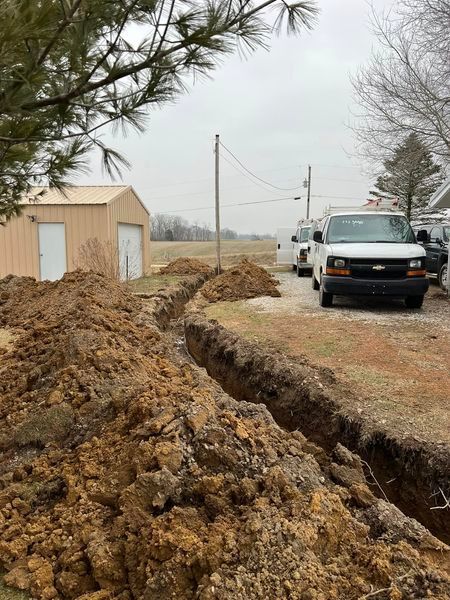 Road Digging Installation — Campbellsburg, IN — Twisted Electric LLC