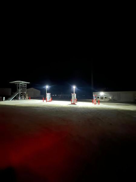 Gas Station Lights — Campbellsburg, IN — Twisted Electric LLC