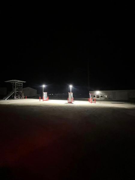 Light Installation at a Gas Station — Campbellsburg, IN — Twisted Electric LLC