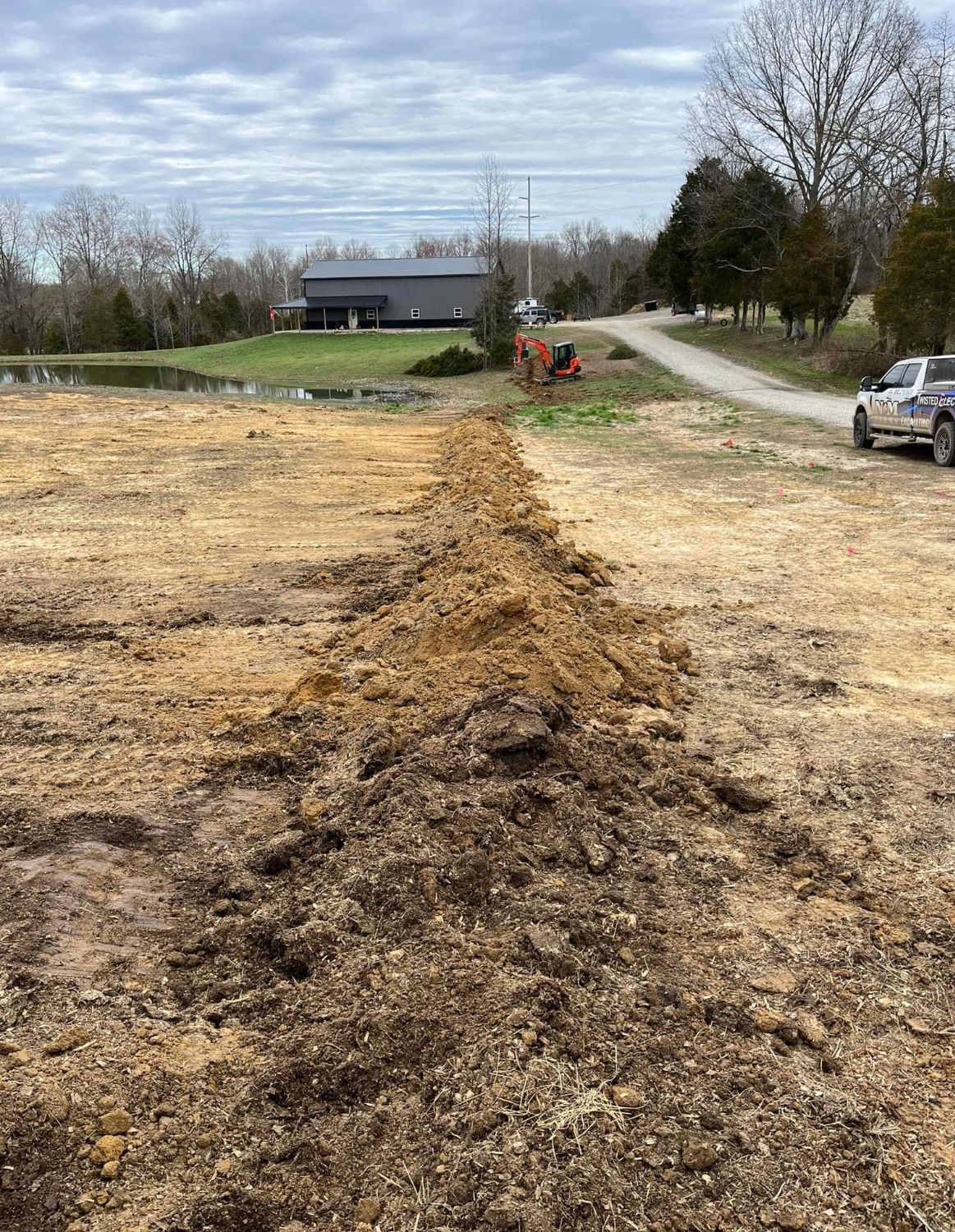 After Digging Trenches — Campbellsburg, IN — Twisted Electric LLC