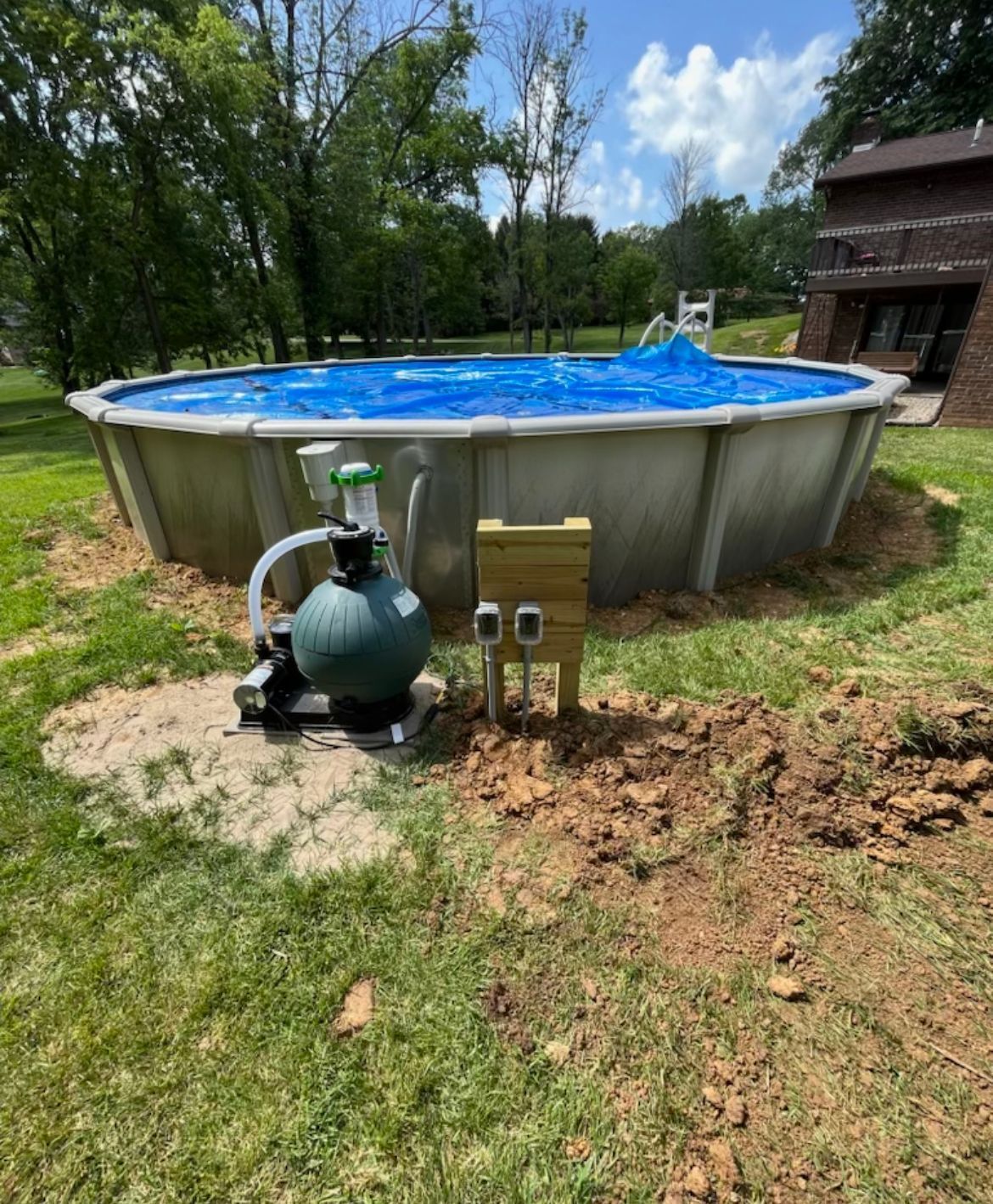 Pool With Septic — Campbellsburg, IN — Twisted Electric LLC