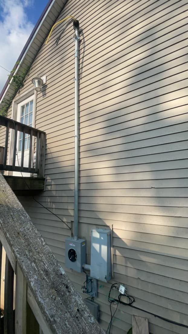 Staircase Outside A House — Campbellsburg, IN — Twisted Electric LLC