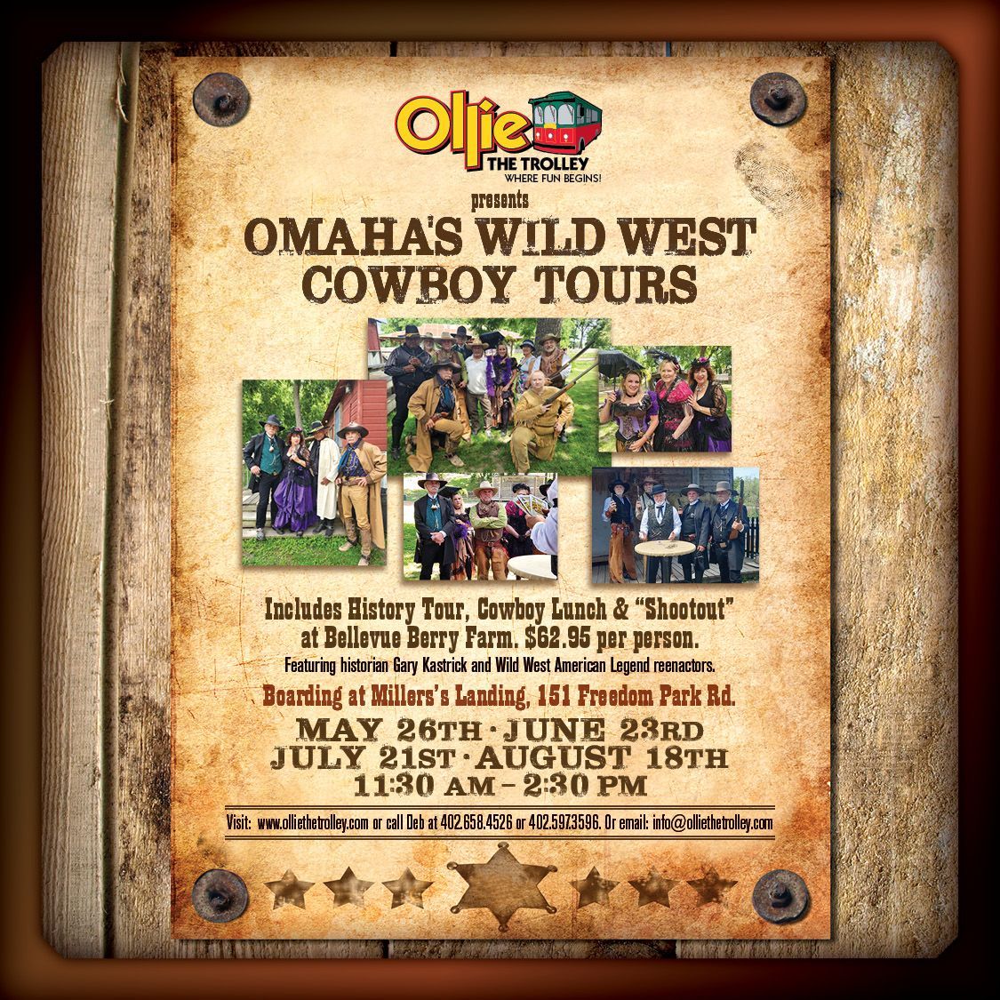 Omaha Wild West Tour Ollie The Trolley