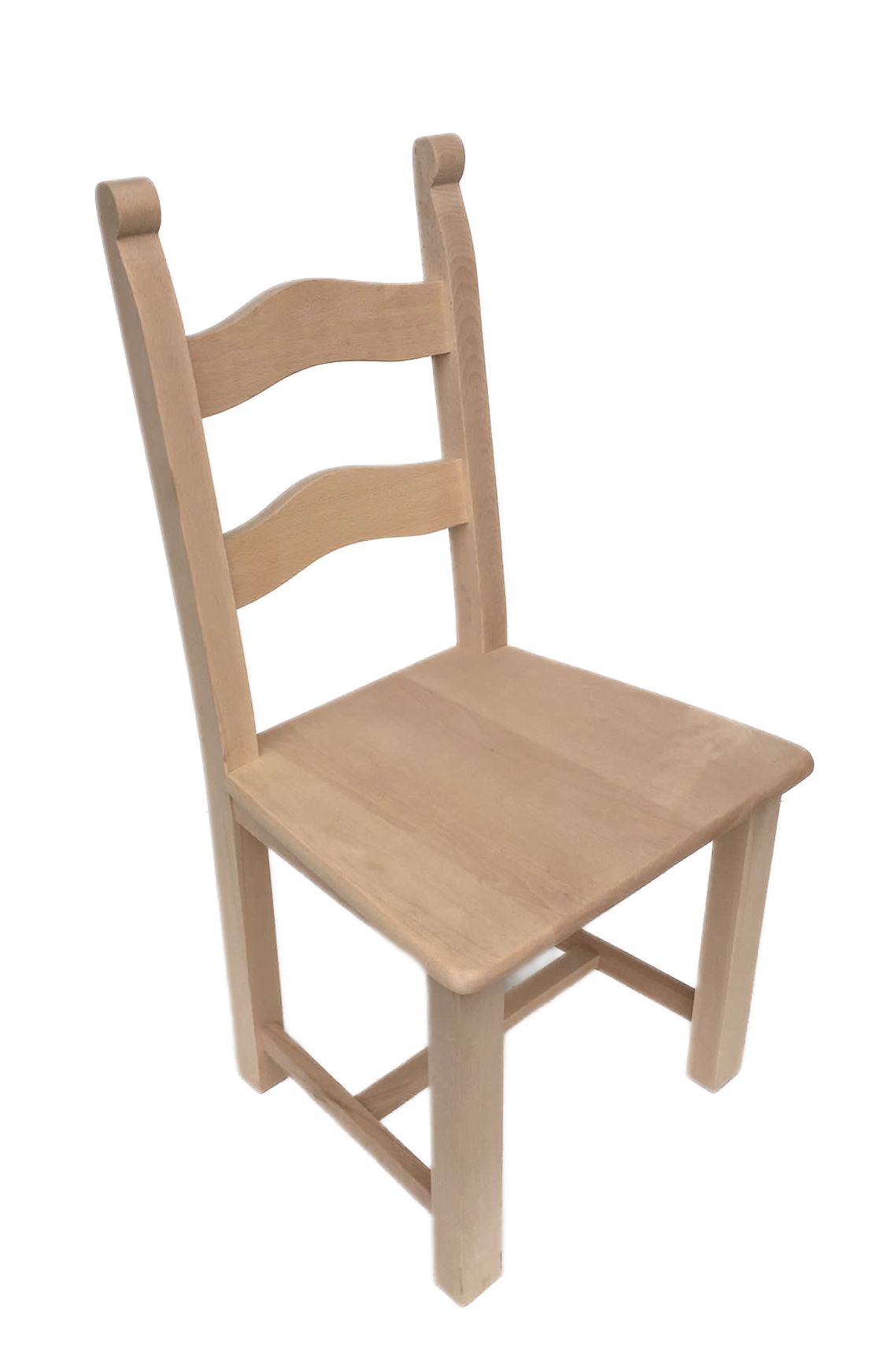 Breton beech ladder back dining chair