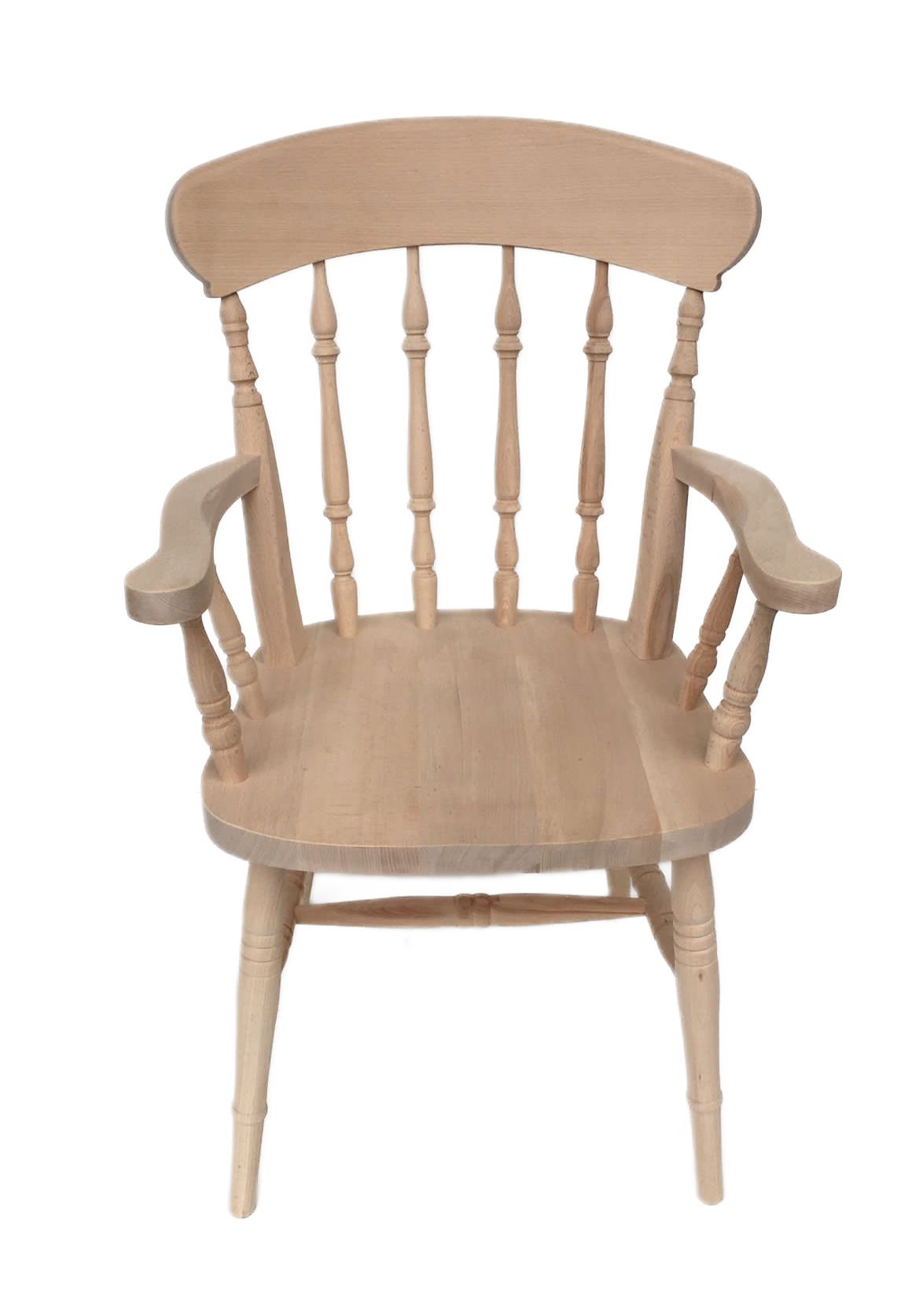 spindle back carver beech dining chair