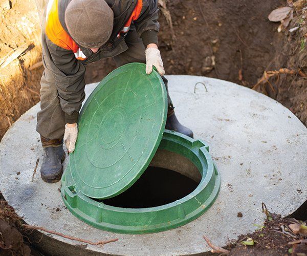 Manhole on a Septic Tank — Miami, FL — Joe’s Septic Tank Service