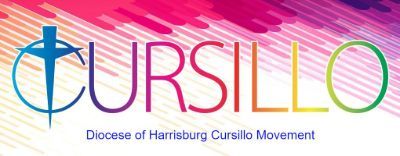 A colorful logo for the diocese of harrisburg cursillo movement