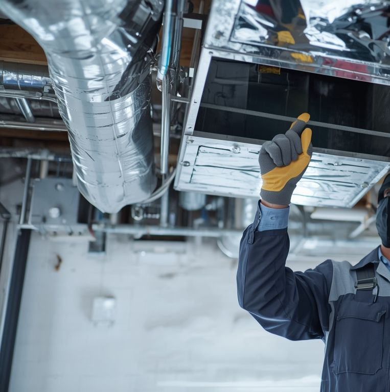 A yellow excavator is sitting on top of a pile of gravel.