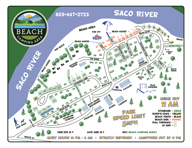 beach shade camp map