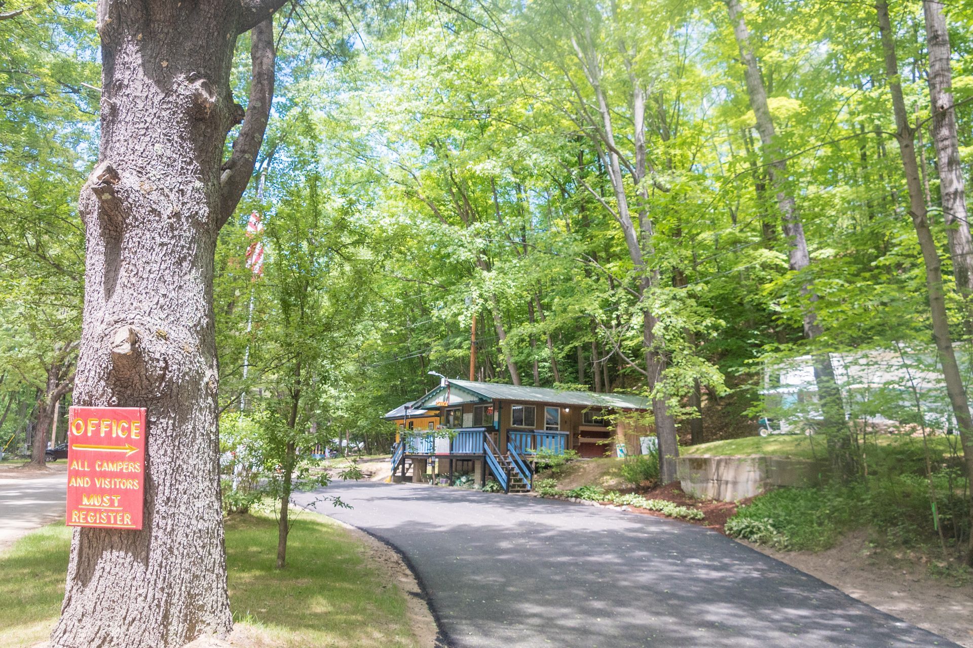 Cabin Rental NH Camping Cabin in the White Mountains