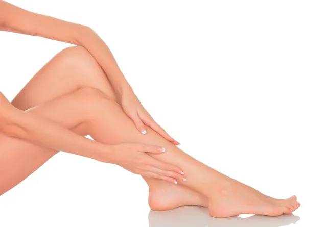 Gambe depilate