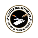 Logo for Allstar Tile-Setter LLC: a circular badge with tiling trowels and text 