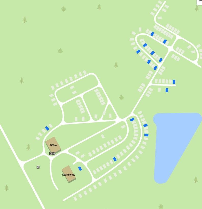 Map of Shady Cove RV Park