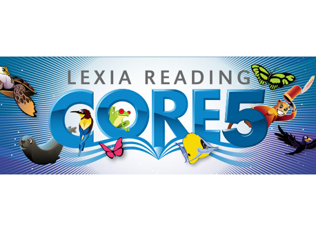Lexia Reading Core 5 logo with blue